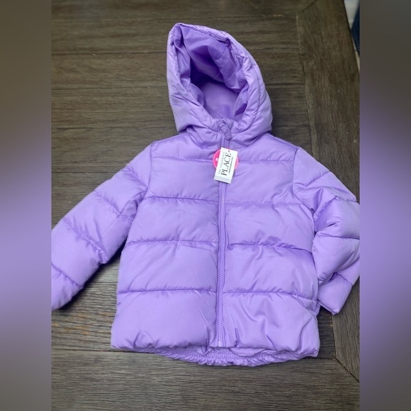 The Children's Place Baby and Toddler Girls' Medium Weight Wind-Resistant,  3T - Picture 2 of 6